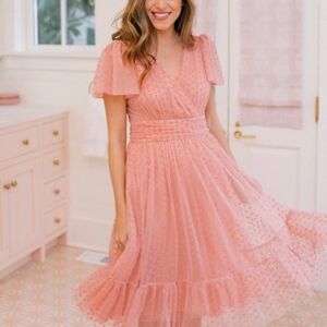 Gal Meets Glam Pink Tulle Zelda Dress